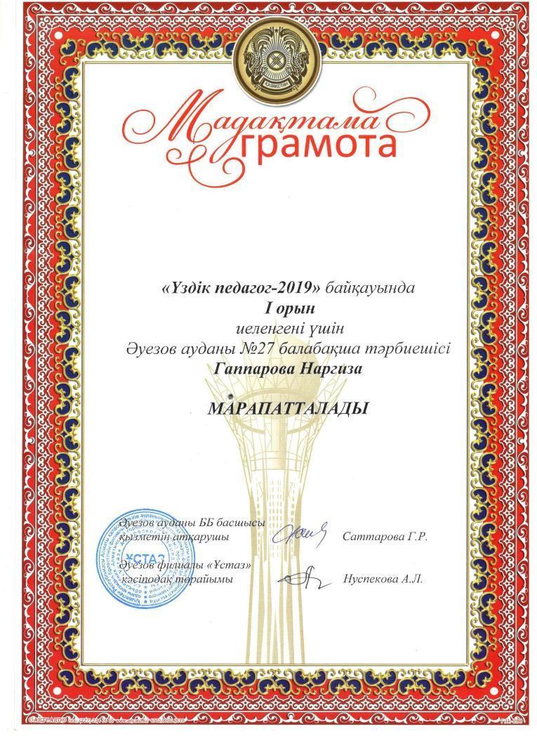 Районный конкурс «Лучший педагог – 2019»