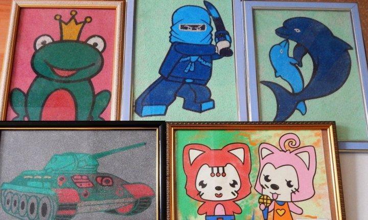 Выставка "Волшебный песок"